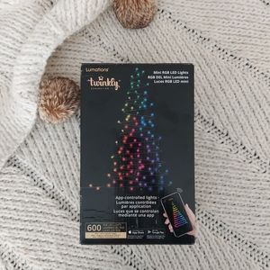 TWINKLY LUMATIONS New 600 RGB LED Mini String Lights